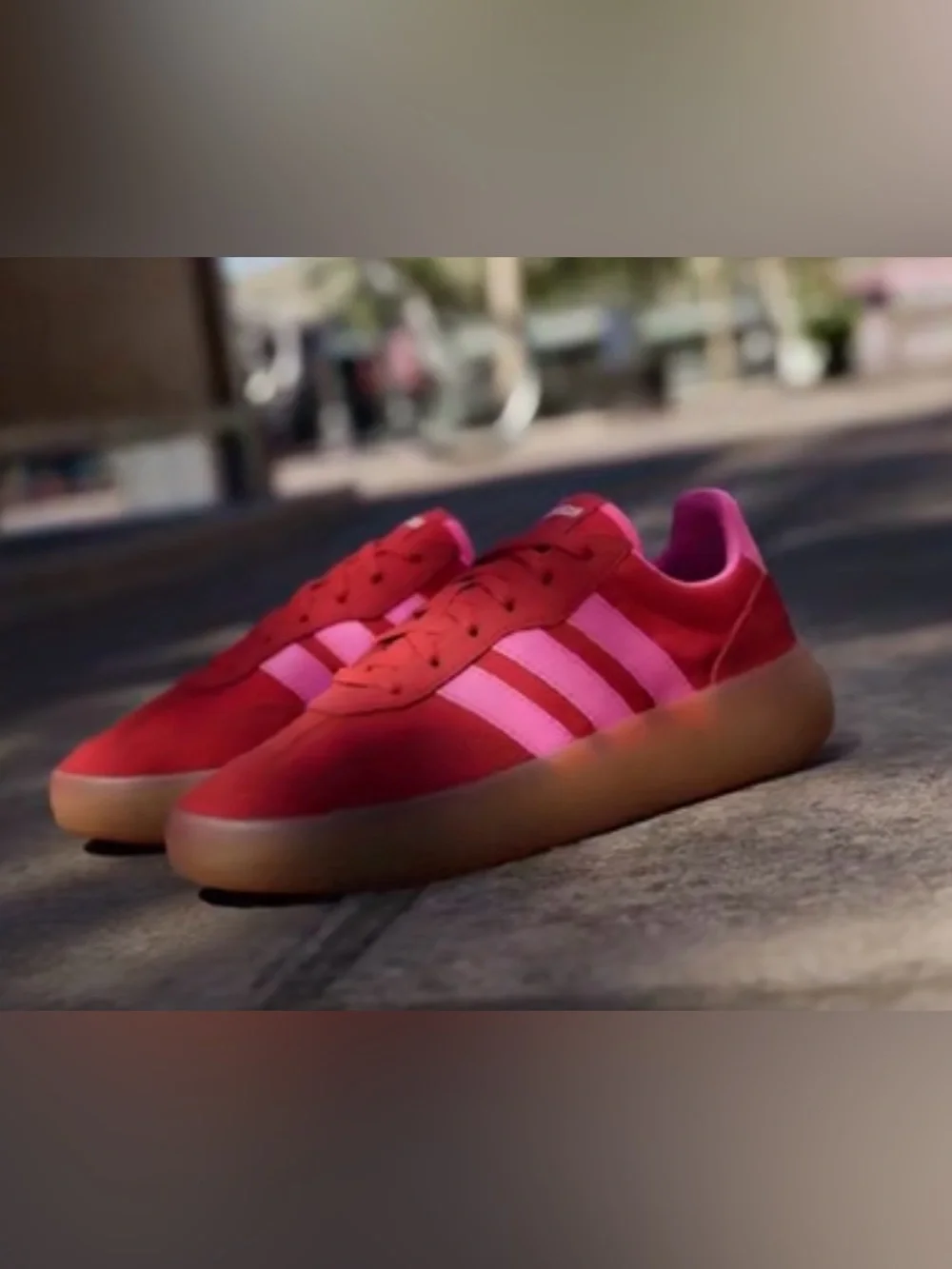 adidas Barreda Decode Shoes Women’s Sz 7 Scarlett/Pink/Gum - Picture 3 of 9